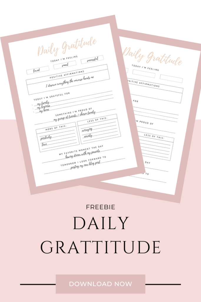 download gratitude journal