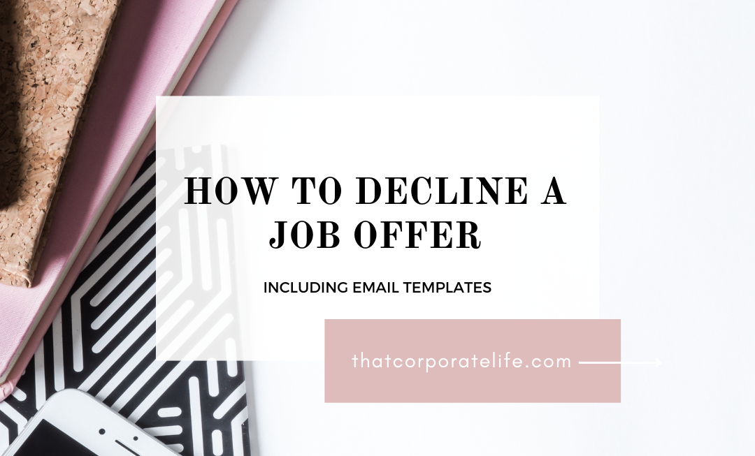 decline a job offer