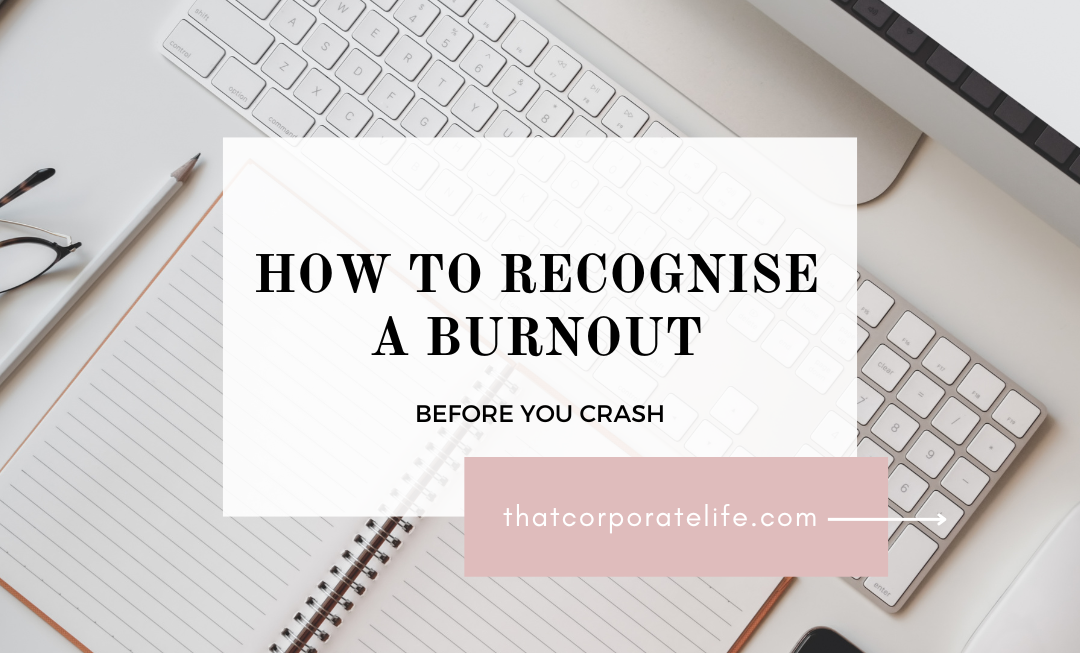 recognise a burnout