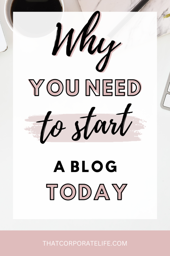 start a blog